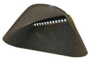 Zambelis LED Pendant Light 8W 3000K Brown Grey Acoustic Panel 55cm small 2