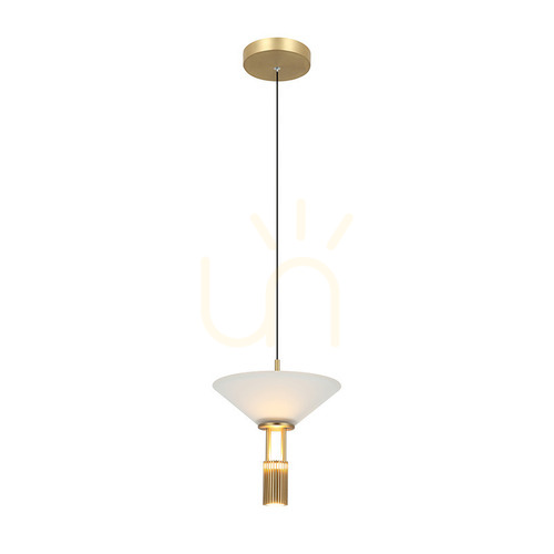 Check Zambelis Pendant LED Light 10W 3000K Gold Matt Aluminium Dimmable 21 cm