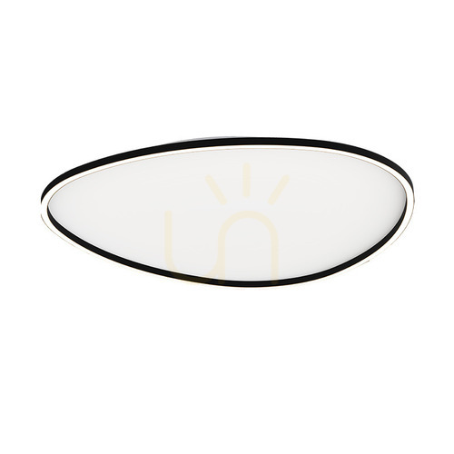 Check Zambelis LED Ceiling Light 58W 3000K Black 78cm Dimmable