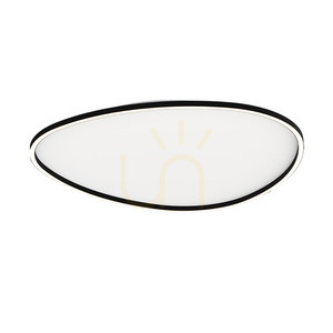 Zambelis LED Ceiling Light 58W 3000K Black 78cm Dimmable small 0
