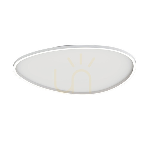 Check Zambelis 23212 LED Ceiling Light, Sandy White, 78 cm, 58 W, 3000 K, TRIAC