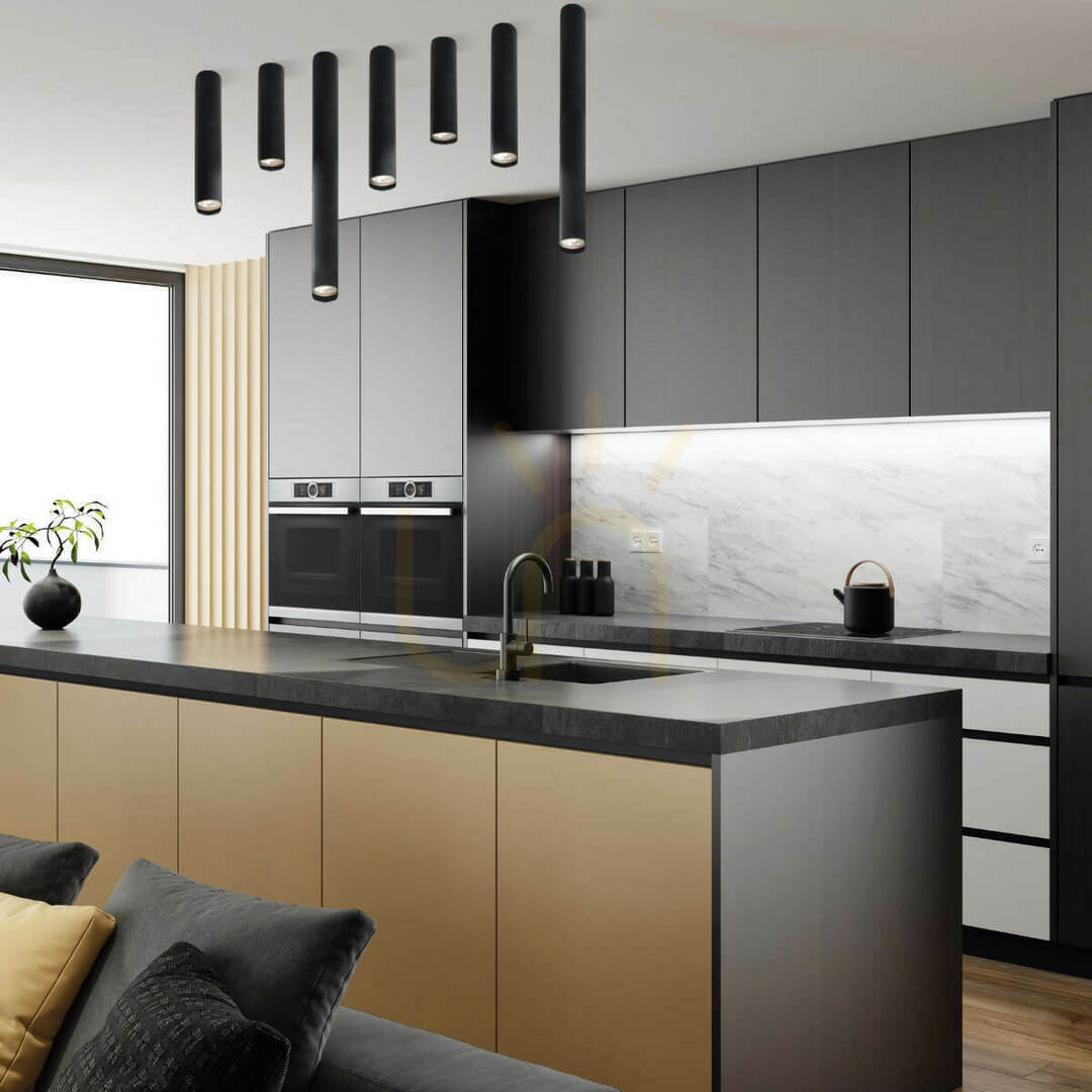 Ceiling Spot 1xgu10 Aluminum Black ZAMBELIS