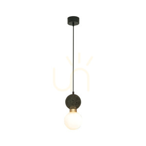 Zambelis Pendant Light G9 Brass Green Marble 12 cm Brass Opal Glass small 0