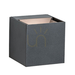 Outdoor Wall Light LED 6W Graphite Zambelis IP54 3000K Aluminium Glass small 1