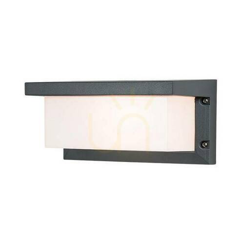 Check Zambelis Outdoor Wall Light E27 Graphite Aluminium IP54