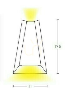 Zambelis E135 LED outdoor up-and-down wall light, graphite, 2×3 W, 3000 K, IP54 small 1