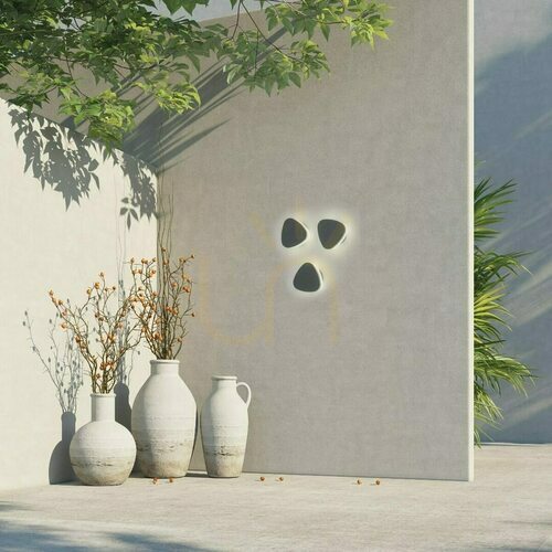 Check Outdoor Wall Light LED 9W Graphite Zambelis IP65 Aluminium 3000K