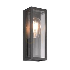 Zambelis E201 Outdoor Wall Light 1xE27 IP65 Black small 0