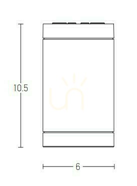 Check Outdoor Ceiling Light Zambelis GU10 Black Aluminium IP54 1x7W