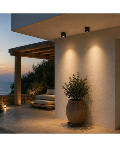 Check Zambelis E269 graphite outdoor ceiling light 1×GU10