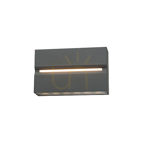 Check Zambelis Outdoor Wall Light LED 15W Graphite IP54 Warm White