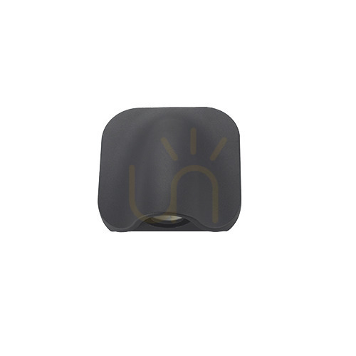 Check Zambelis Outdoor Wall Light LED 9W Graphite Aluminium IP54 3000K
