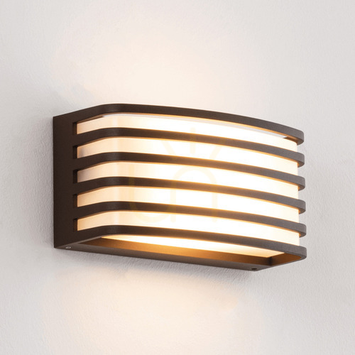 Check Outdoor Wall Light 1xe27 Dark Brown ZAMBELIS