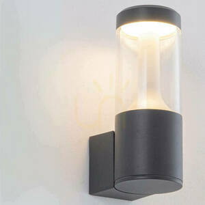 Zambelis Outdoor Wall Light LED 10W Graphite IP54 3000K Aluminium small 3