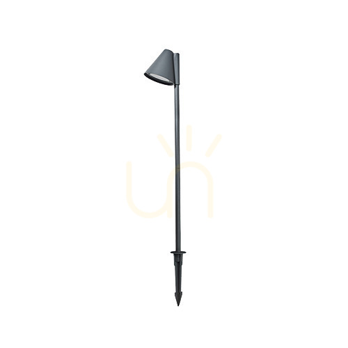 Check Outdoor Spike Light 1xgu10 Graphite ZAMBELIS