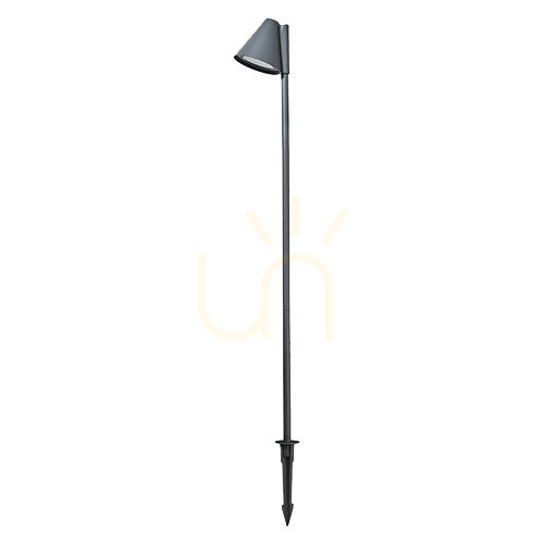 Check Outdoor Spike Light 1xgu10 Graphite ZAMBELIS