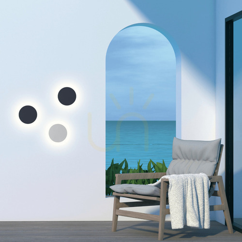 Check Outdoor Wall Light Zambelis 8W Sandy Black LED IP65 3000K 16.5 cm