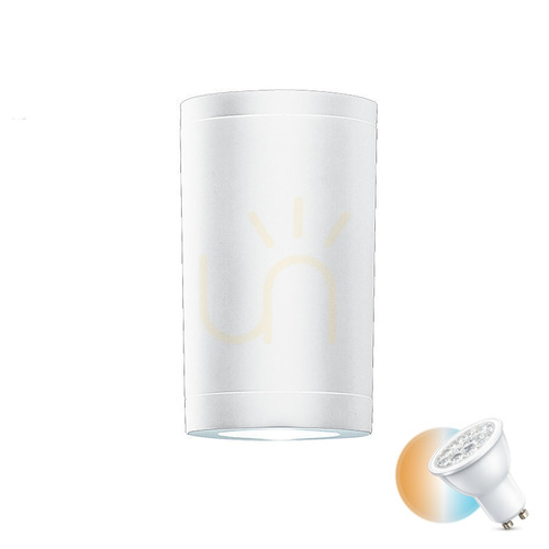 Check Outdoor Targeting Light 1xgu10 ABS White ZAMBELIS