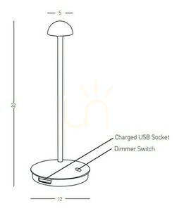 Outdoor Portable Table Light LED 2W Black ZAMBELIS 2 Outdoor Portable Table Light LED 2W Black ZAMBELIS small 2