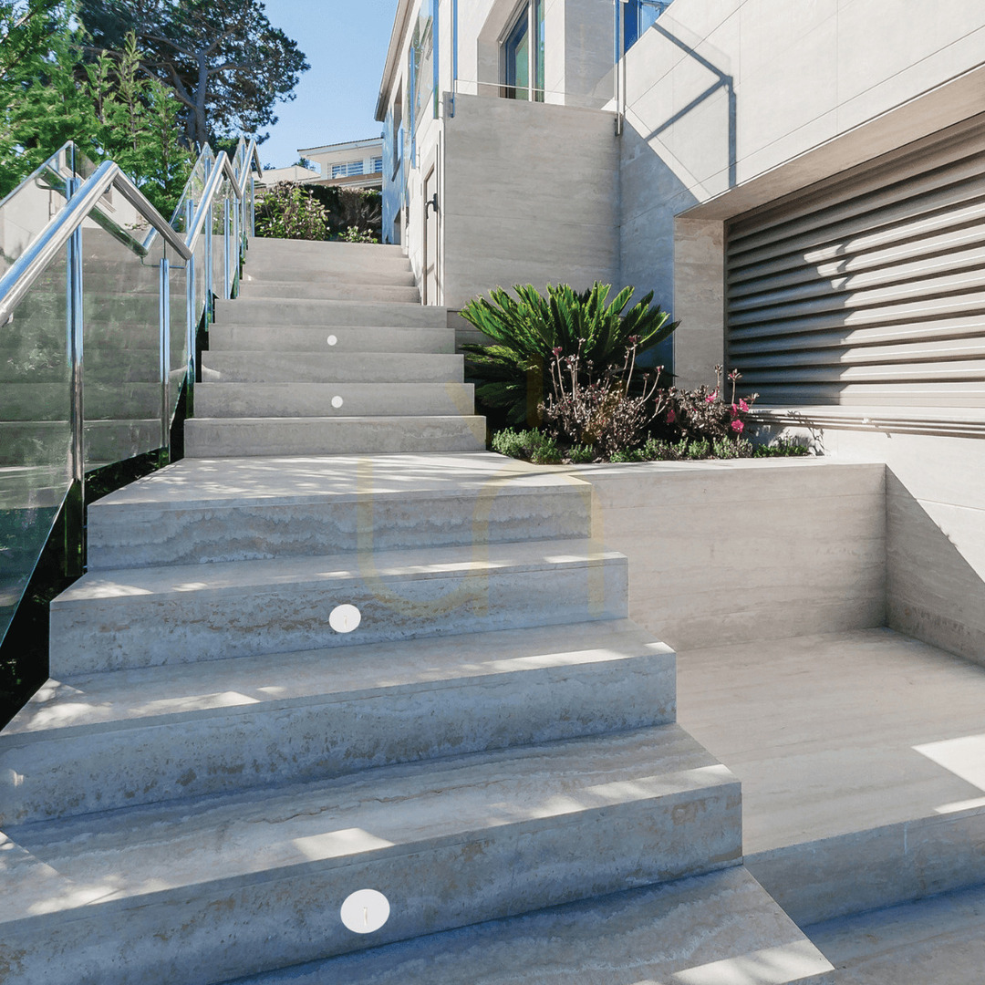Outdoor Step Light LED 3W 3000k Aluminum White ZAMBELIS