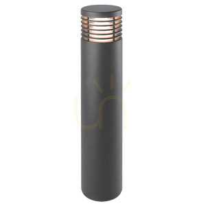 Zambelis E345 LED garden bollard 10 W 3000 K, graphite, 50 cm small 1