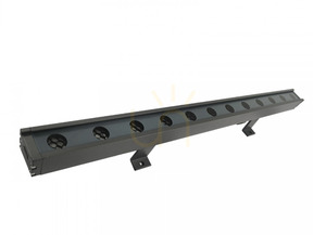 Zambelis LED Wall Washer Outdoor Wall Sconce, 24x1W, 24V, 3000K, IP66, Gray, 100 cm small 0