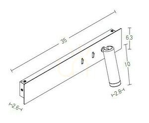 Reading Light LED 3W With Backlight 10W White ZAMBELIS small 2