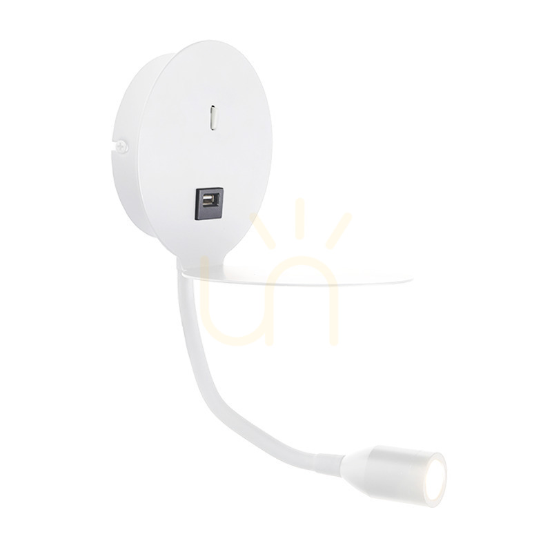 Zambelis LED Wall Light 3W White Matt 3000K Ø13 cm
