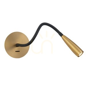 Zambelis H63 LED Wall Light 3 W Brushed Brass 3000 K small 2