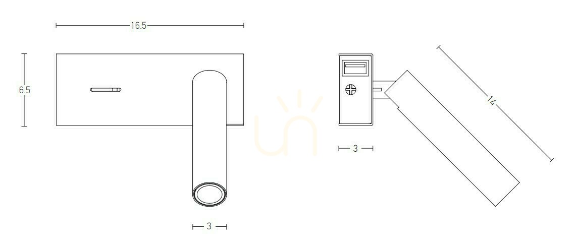 Preview Reading Light LED 3W White ZAMBELIS Reading Light LED 3W White ZAMBELIS