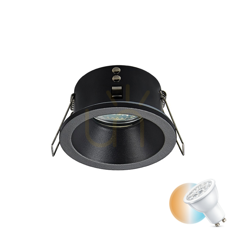 Downlight Spot 1xgu10 Black ZAMBELIS