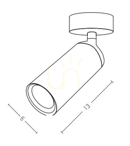 Ceiling Movable Spot LED 9W White ZAMBELIS 1 Ceiling Movable Spot LED 9W White ZAMBELIS small 1