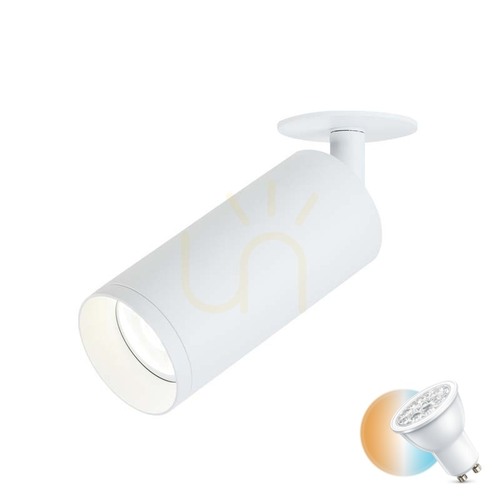 Check Recessed Ceiling Spot 1xgu10 White ZAMBELIS