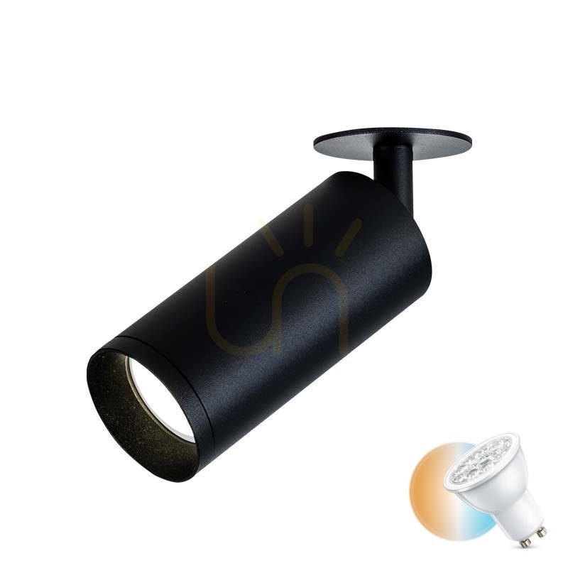 Recessed Ceiling Spot 1xgu10 Black ZAMBELIS