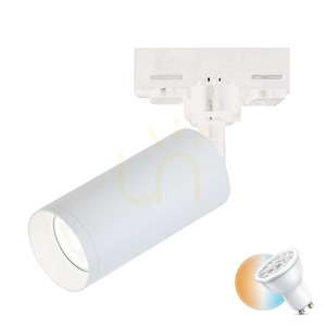 S058 3-Phase Track Spotlight GU10 Matt White ZAMBELIS small 0