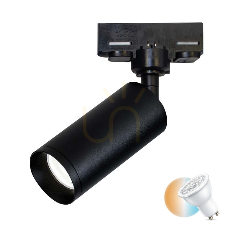 Track Light Spot 1xgu10 Black ZAMBELIS