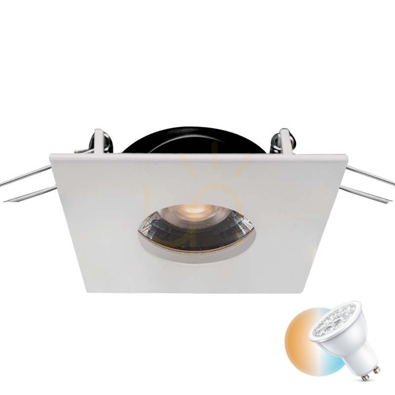 Downlight Spot 1xgu10 White - Black ZAMBELIS