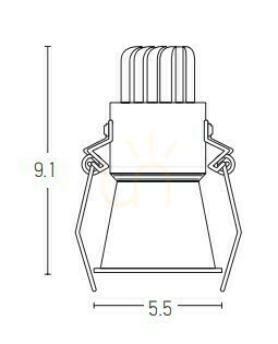 View Spot LED Downlight 6W White ZAMBELIS Spot LED Downlight 6W White ZAMBELIS