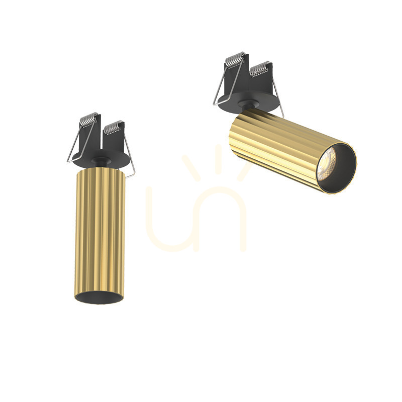 Check Recessed Ceiling Spot LED 7W Brushed Brass ZAMBELIS Recessed Ceiling Spot LED 7W Brushed Brass ZAMBELIS