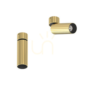 Ceiling Movable Spot LED 7W Brushed Brass ZAMBELIS small 0