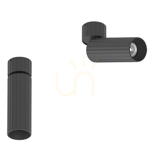 Check Ceiling Movable Spot LED 7W Black ZAMBELIS
