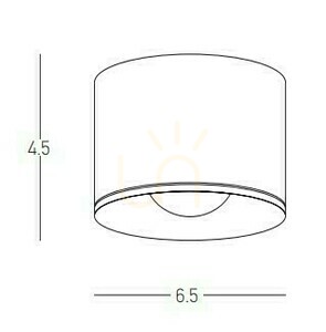 Ceiling Spot LED 8W White ZAMBELIS small 2