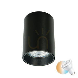 Ceiling Spot Lamp Gu10 MAX 40W Black ZAMBELIS small 0