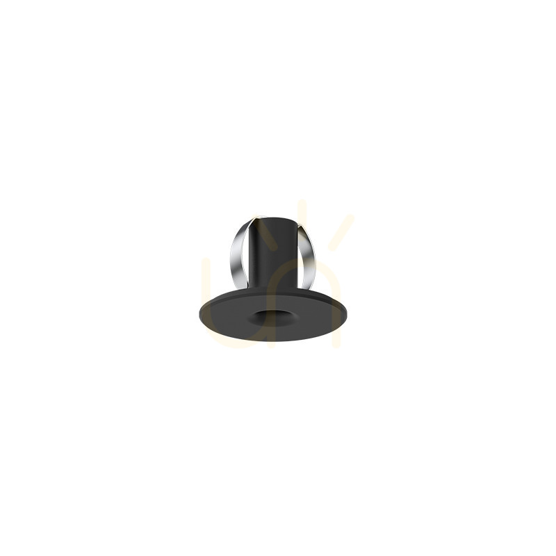 Recessed Spot LED Light 2W 3000k Black Ip44 ZAMBELIS