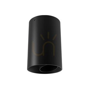 Zambelis S180 black adjustable LED ceiling spotlight, 10 W 3000 K small 0