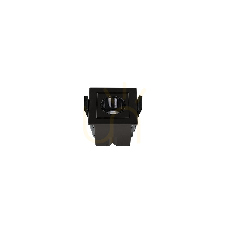 Recessed Spot LED Light 3W 3000k Black ZAMBELIS