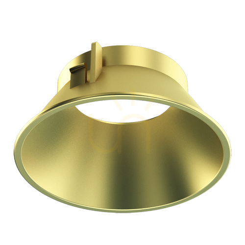 Check Asymmetric reflector Zambelis RFL 126 G, matt gold, for S126 and S128 spots, 8.5 cm