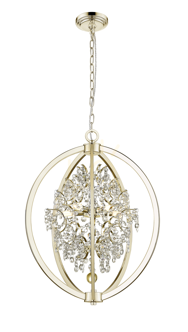 Pendant lamp Zuma Line PENA P0477-05B-F7AC gold 5xG9