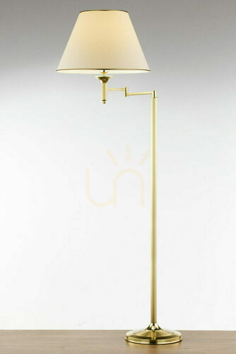 Check CLASSIC Brass Floor Lamp 1xE27/15W