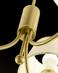 Jupiter 284 CLASSIC Chandelier 3xE27 Satin Brass, 72 cm small 10